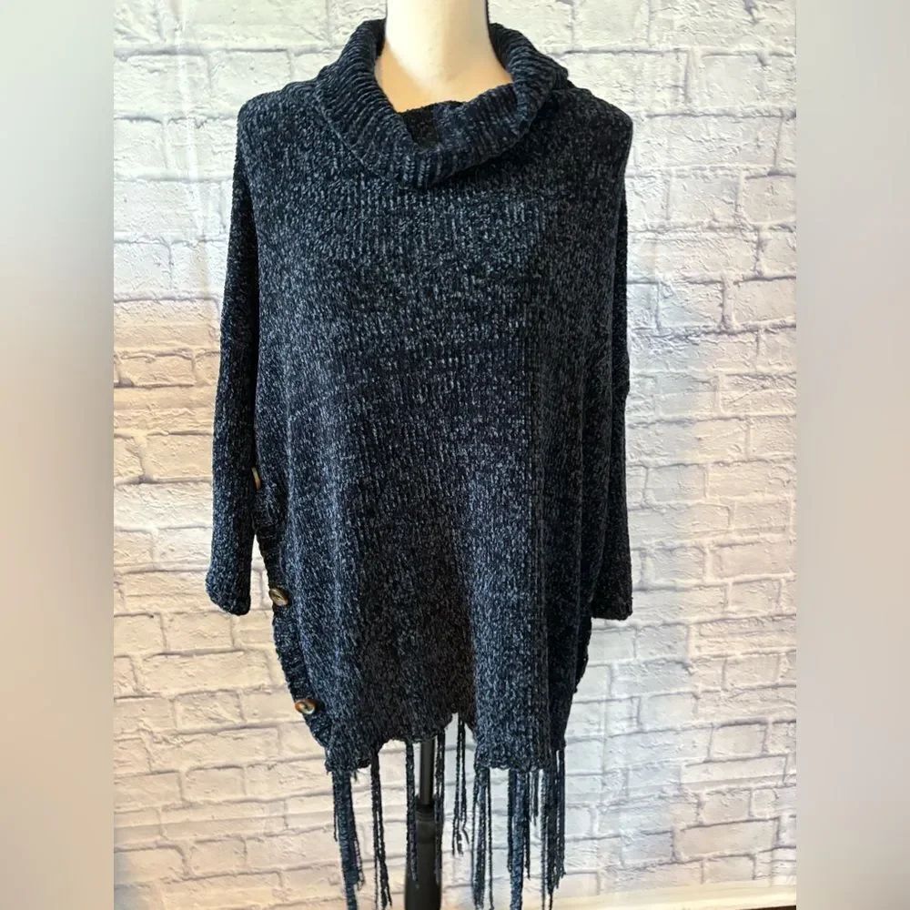 Olivers Midnight Blue Cowl Neck Sweater
